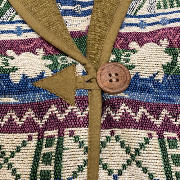 NWT Vintage New Identity Tapestry Aztec Blazer Jacket - Picture 4 of 13